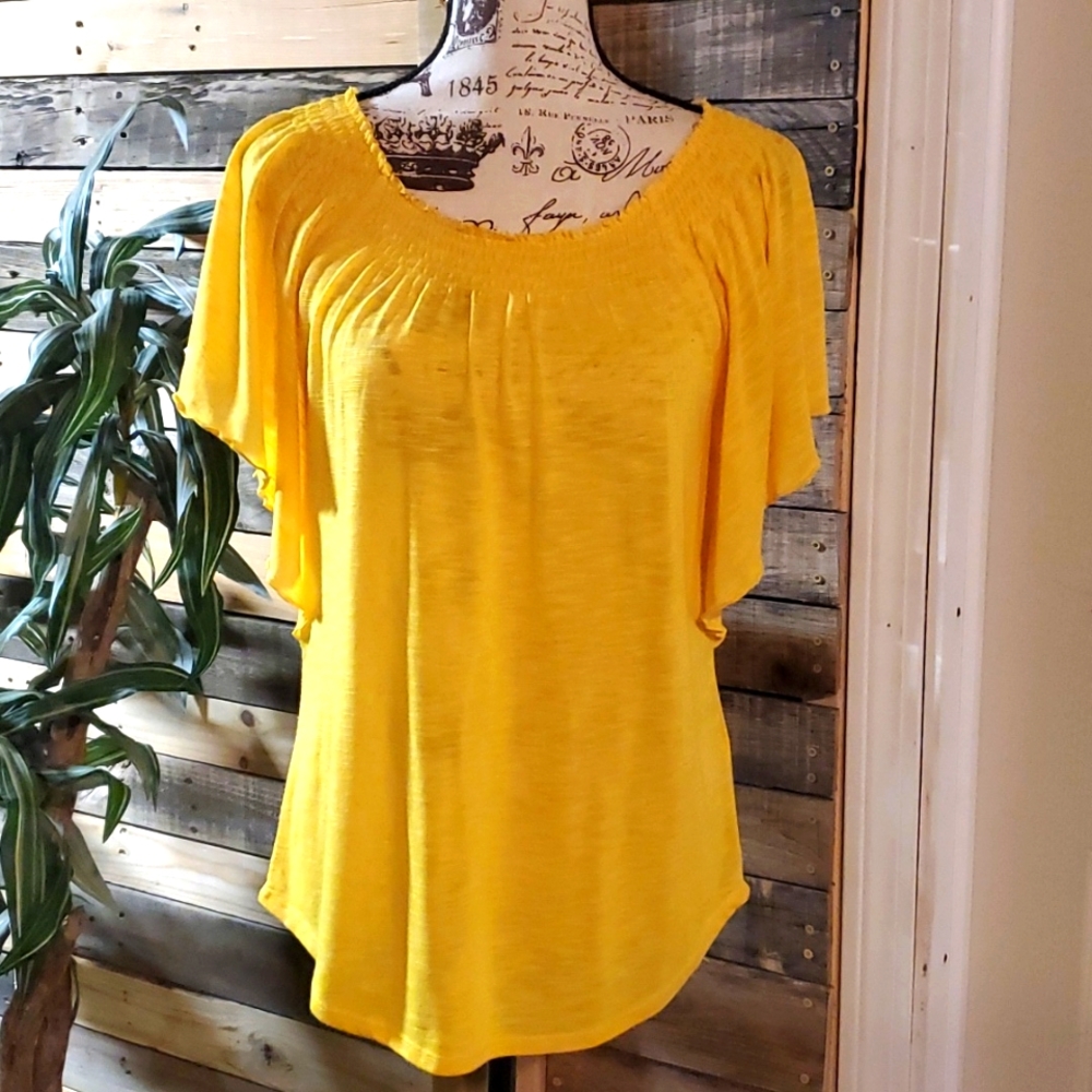 Cato 🌞 sunshine yellow 💛 sz small 👕 shirt